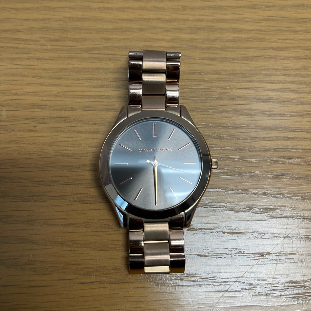 Michale Kors Slim Runway Rose Gold Watch MK3181